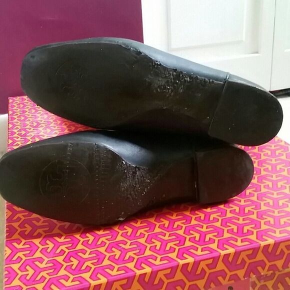 Authentic Tory Burch Irene Equestrian Black Boots - Picture 6 of 10